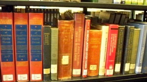Genealogy Books -- surnames --  closeup horizontal